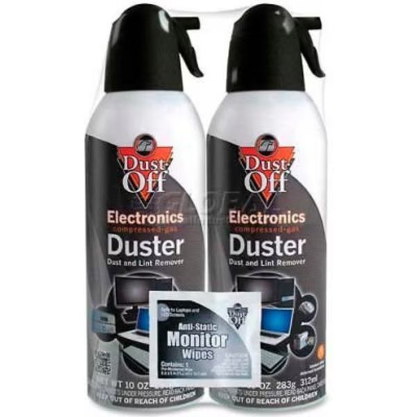 Falcon® Dust-Off XL Compressed Gas Duster, DSXLPW, 10 Oz., 2/Pk, Falcon Safety, Mfr#: DSXLPW
